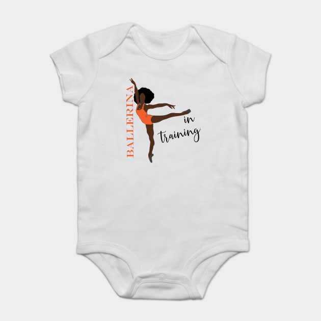 Ballerina in training Baby Bodysuit by Cargoprints